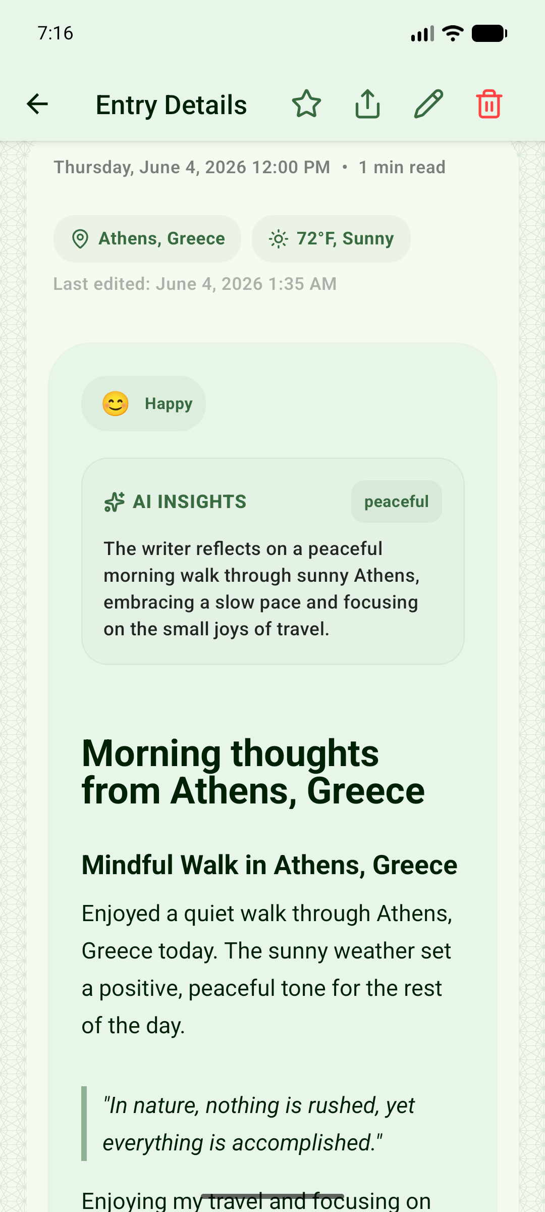 AI Wellness Insights